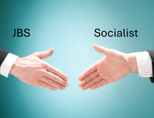 The JBS Socialist Handshake